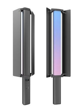 手持led灯棒彩色变色发光摄影背景补光棒舞蹈RGB充电街舞灯管超亮