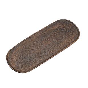 胡桃木茶托盘壶承一壶两杯实木侘寂风干泡茶台茶点盘果盘