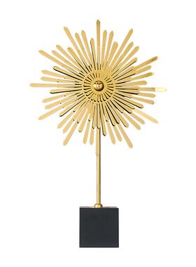 轻奢太阳花摆件高级感创意家居客厅合金礼品礼物装饰工艺品厂