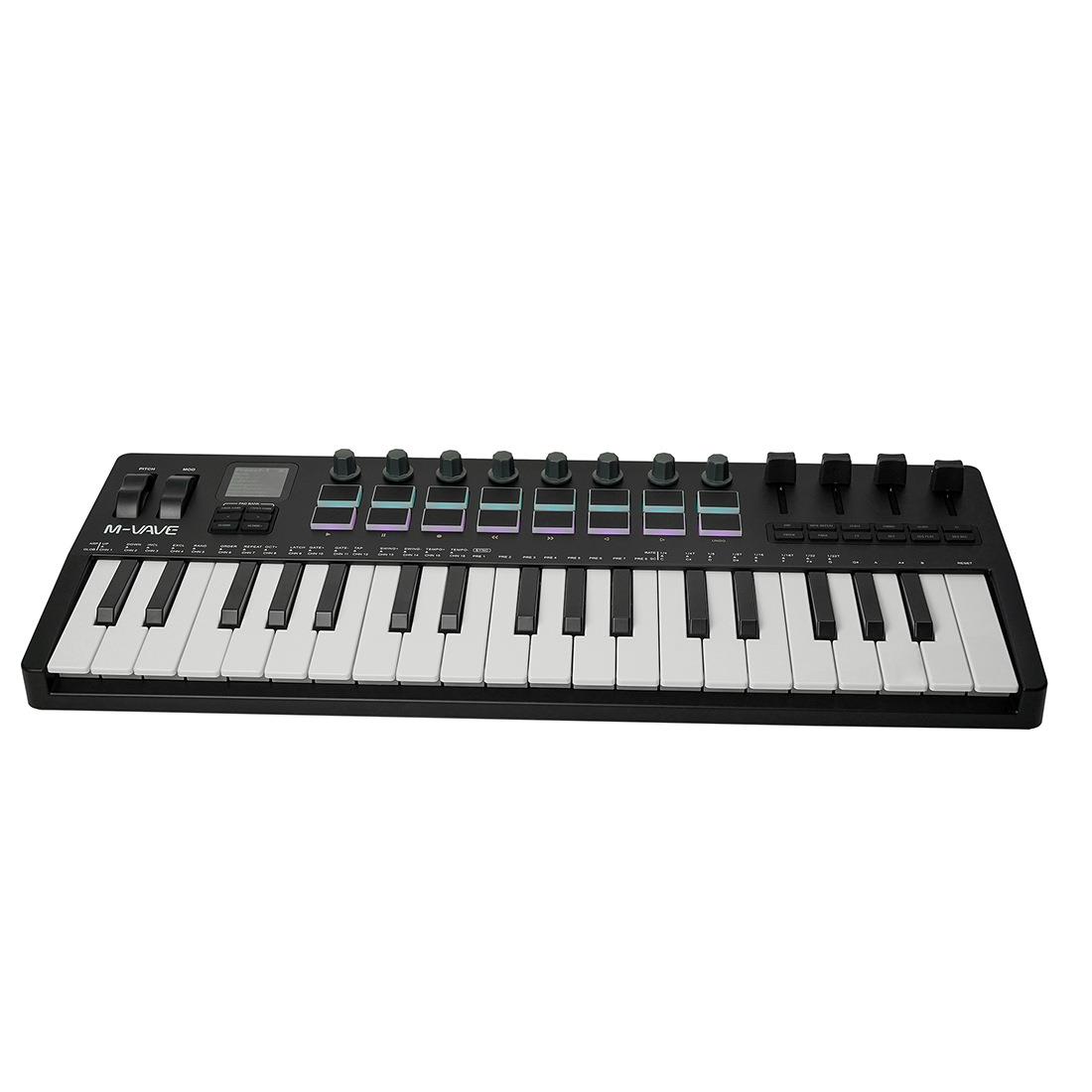 SMK-37PRO37键盘合成器MIDI带音源键盘控制器便携电音创作编曲