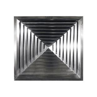 佛山厂家304不锈钢方形散流器新风口酒店博物馆排风口净化回风口