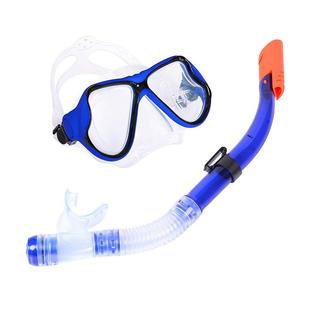 新款成人男女大视野面罩儿童潜水镜套装半干式呼吸管浮潜装备眼镜
