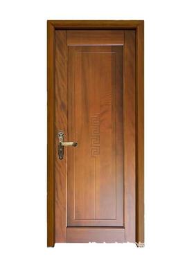 新中式原木门室内木门实木入户平开门卧室房间门浴室卫生间厕所门