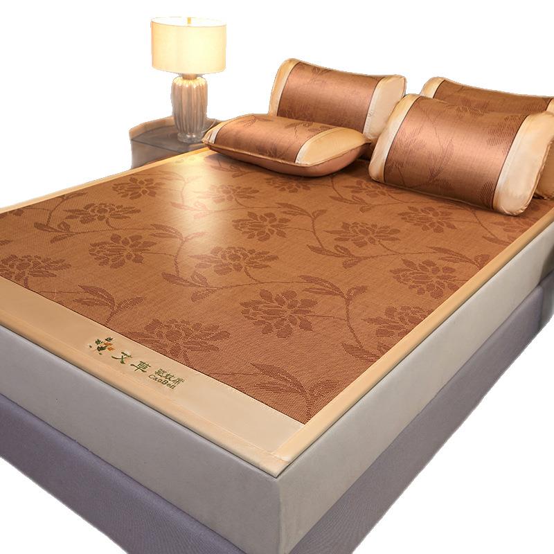 加厚藤季CY-56456席夏家凉席可折叠床垫母单婴席用子人学生宿舍竹