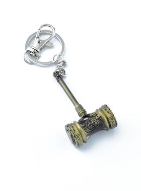 游戏兵器手办唐三昊天锤子20厘米武魂殿令牌7杀单刀合金模型玩具