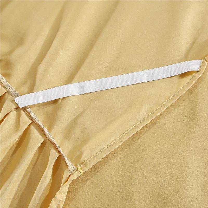 式裙贡缎提花蕾丝花边中式裙THDSJ0床四件套欧公主床被套床罩