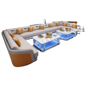 轻奢ktv沙发茶几组合u型转角歌厅k房酒吧清吧专用包厢卡座