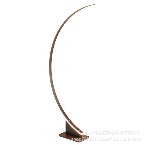 led落地灯客厅书房灯装饰灯具ins现代简约北欧弧形钓鱼灯立式台灯