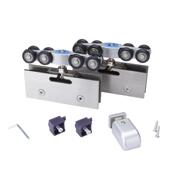 钢化玻璃门吊轮浴室移门吊轨推拉移门吊轮不锈钢卫生间门阳台玻璃