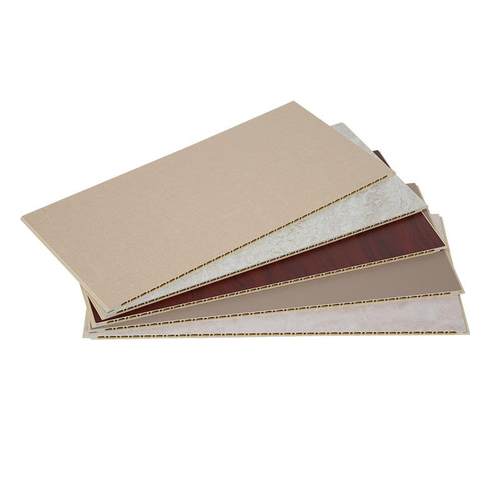 简约600宽平缝墙板室内酒店大堂套房大理石纹竹木纤维集成墙板