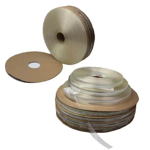 现货专业TPU透明带厂家透明挂衣带针织弹力带0.8cm-2cm透明肩带