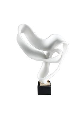 北欧树脂飘带样板房售楼处卧室书房客厅餐厅电视柜餐厅饰品摆件