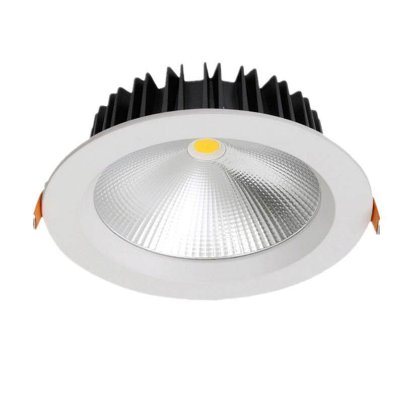 会议展厅商用6寸8寸COB压铸筒灯暗装12W14W20W30W36W大功率照明