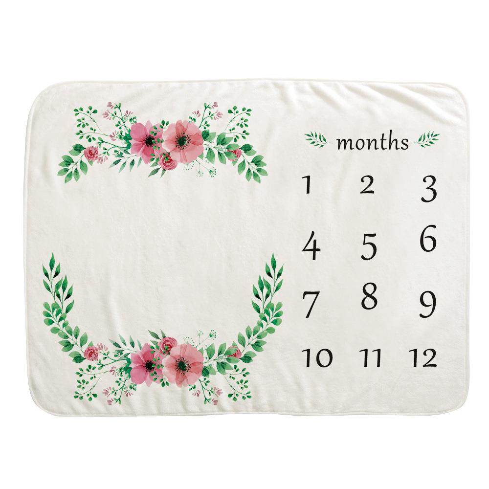 厂家直供里程碑毯子月份毯子毯子宝宝盖毯背景布毯子一件发,床上用品,休闲毯/毛毯/绒毯,淘宝优惠券,粉丝福利购,淘宝优惠卷