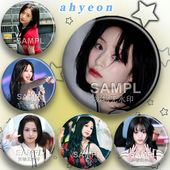 ahyeon郑雅贤吧唧周边babymonster痛包装 饰个性 挂件圆形胸针徽章