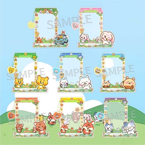 nctdream新款卡通插卡相框双插立牌小卡收纳包包饰品明星周边NCT