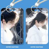 成毅王权富贵学生滑盖卡套饭卡公交卡证件套门禁校园卡收纳