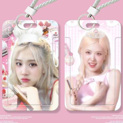 朴彩英应援可爱学生滑盖卡套饭卡公交卡身份证保护套门禁校园卡