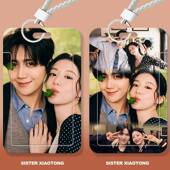 爱情怎么翻译金宣虎高允贞学生滑盖卡套饭卡公交卡身份证件保护套