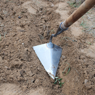 种花生玉米工具开沟锄头翻土松土挖土犁地锄草神器耕地机起垄神器