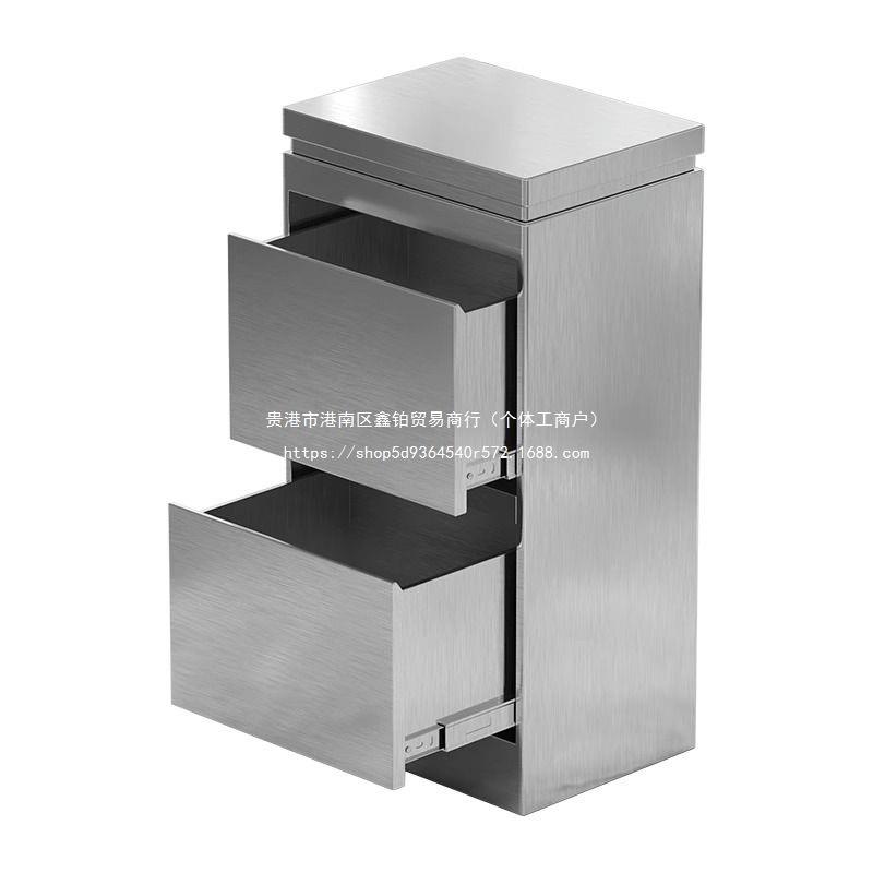 理发店工具柜美发店不锈钢工具车剪发推车发廊专用工作柜储物柜台