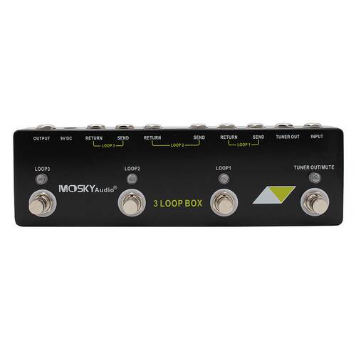 MOSKYaudio 3 LOOP BOX 效果器通道选择