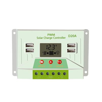 厂家20A太阳能控制器12V/24VPWM路灯系统 太阳能板控制器
