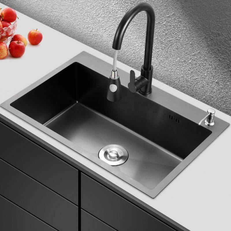 【24小时发货】双槽改单槽不锈钢水槽单槽加厚手工拉丝工艺厨房洗,橡塑材料及制品,亚克力管/有机玻璃管,淘宝优惠券,粉丝福利购,淘宝优惠卷