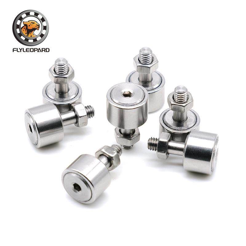 厂家直供440不锈钢凸轮轴承随动器CFS5V螺栓滚轮滚针轴承10*18*M5