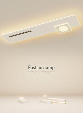 led长条吸顶灯过道走廊玄关衣帽间超薄灯具长方形简约现代阳台灯