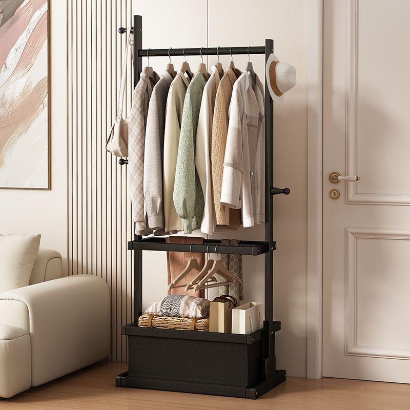 挂衣架衣架落地卧室家用客厅立式简易衣帽架简约衣服置物架移动