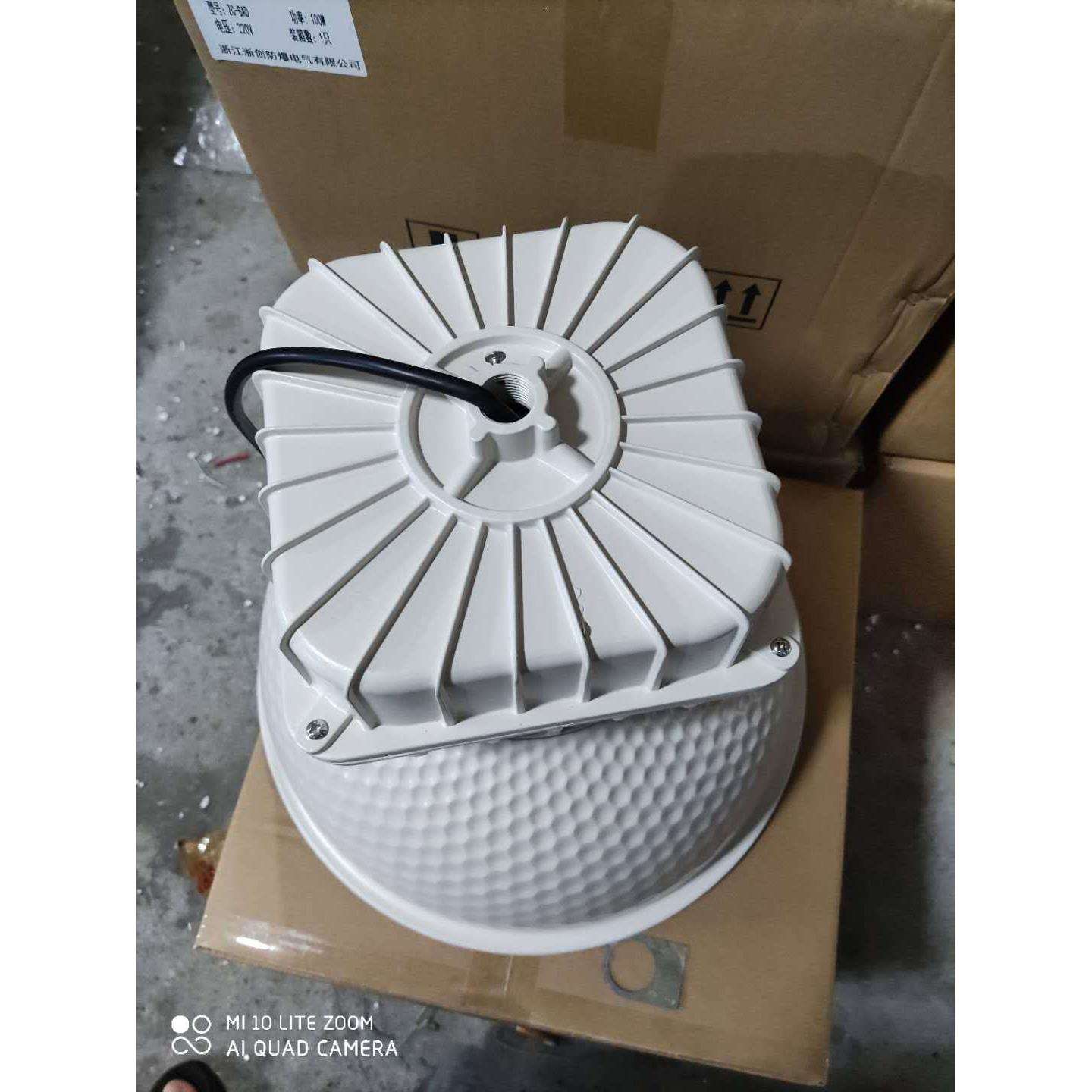 化工厂车间照明投光灯隔爆型圆形LED防爆灯50W100W150W防爆泛光灯