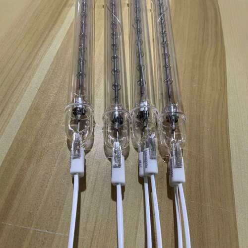 208V 6000W高质透明石英管红外线加热灯管用于半导体加热