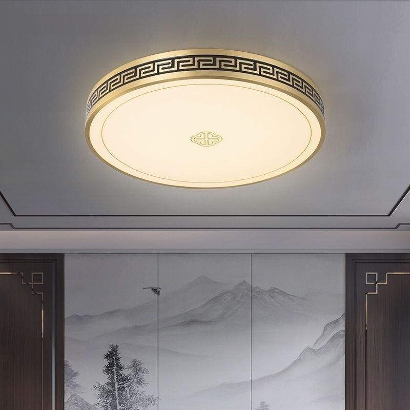 全铜别墅大门LED吸顶灯防虫防蚊防潮门厅灯入户户外大门口阳台灯