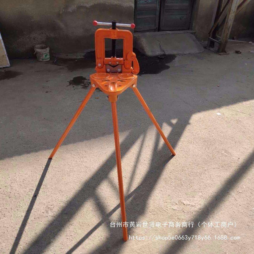 台虎钳家用重型2号3号4号管子压力钳管道工具龙门钳小型夹管钳子