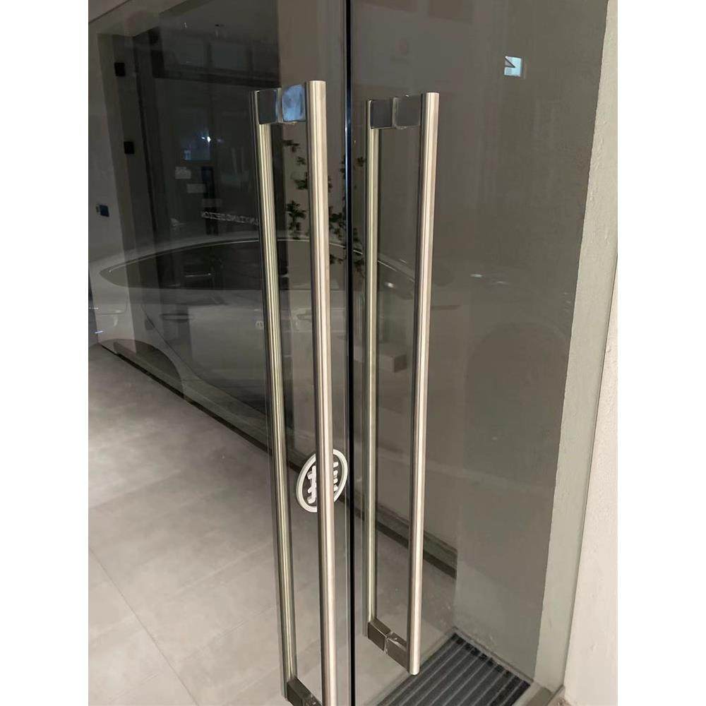 OD59不锈钢圆管黑色玻璃门扶手酒店木门把手有框门移门简约大拉手,橡塑材料及制品,亚克力管/有机玻璃管,淘宝优惠券,粉丝福利购,淘宝优惠卷