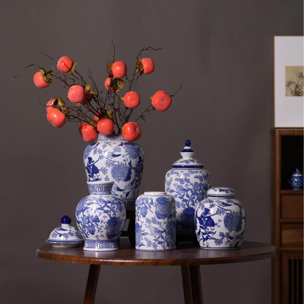 陶瓷花瓶摆件创意家居装饰电视柜工艺品密封罐子圆形陶瓷储物罐子,工业油品/胶粘/化学/实验室用品,其他实验室设备,淘宝优惠券,粉丝福利购,淘宝优惠卷