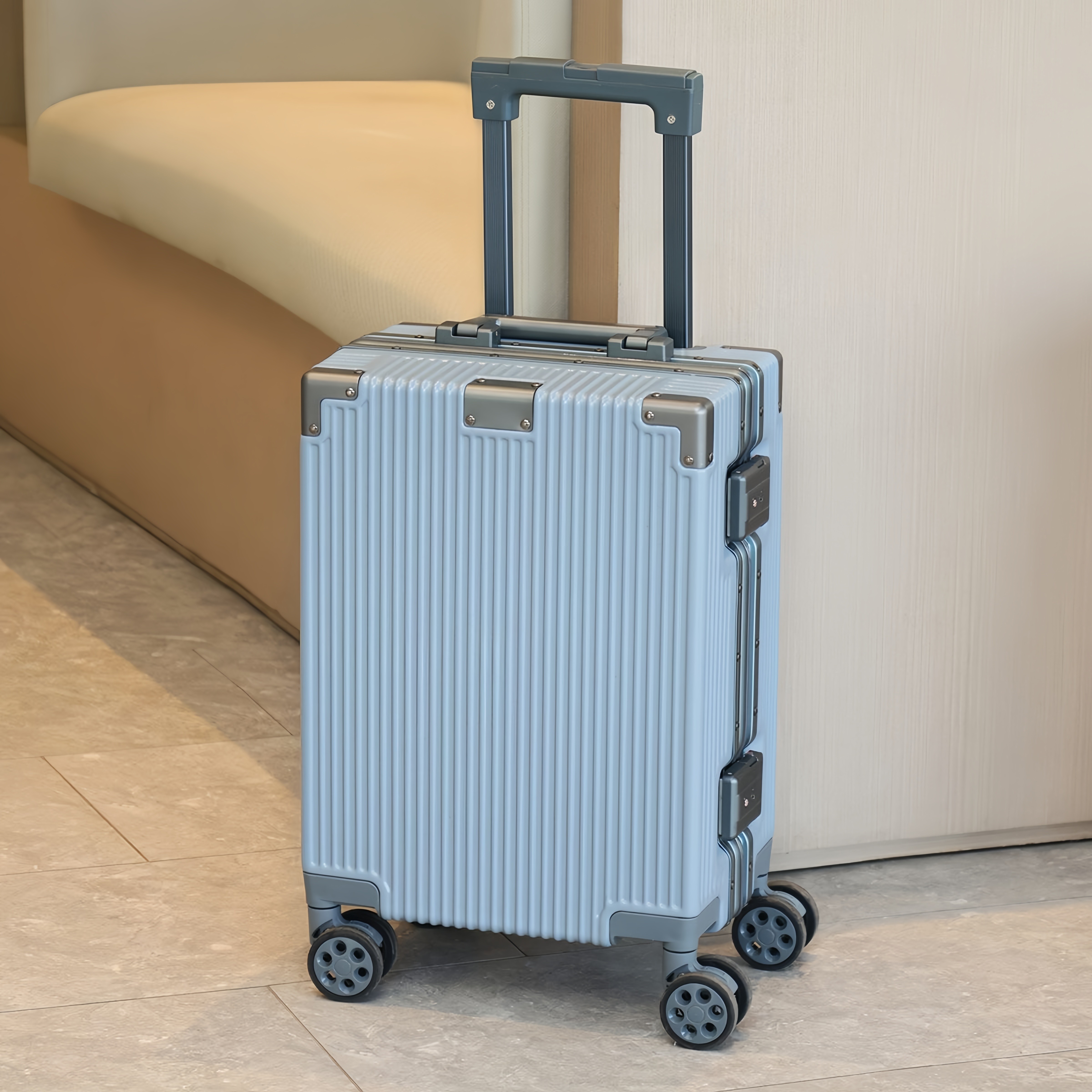 16寸行李箱春秋航空免托运可登机拉杆箱学生手提箱轻便静音旅行箱