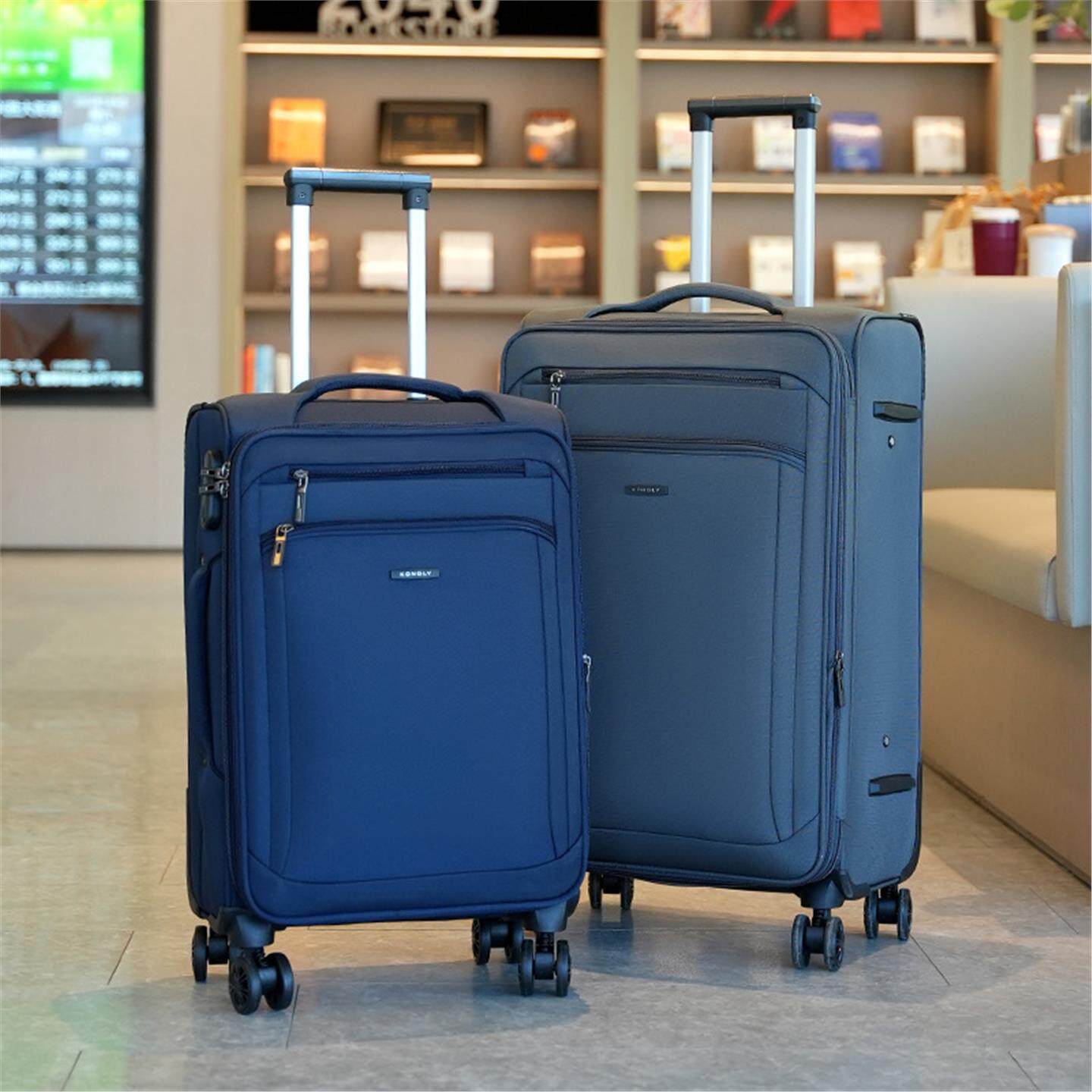 20寸行李箱牛津布可扩容拉杆箱登机箱出国大容量旅行箱32寸密码箱