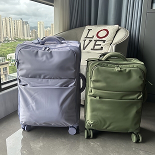 行李箱26寸拉链款2025新款拉杆箱女登机箱超轻布箱24寸密码旅行箱