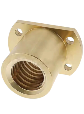 梯形丝杠螺母右旋双切边法兰MTSGR10/2/4/6/8/20/5/8/32/36/40/50