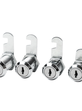 锌合金圆柱锁 LCKE-H18/28/36/62 LCKF-22 电柜箱锁一字锁 XBC60