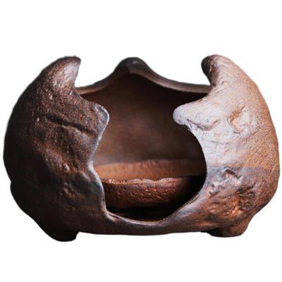 岩岩矿陶泥矿炉陶泥材磐石炭火中禅意侘寂风围炉小式号明质火保温