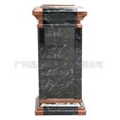 皇家垃圾清洁缸桶仿石板带烟灰A18 W垃圾共桶公卫设施用垃圾环桶