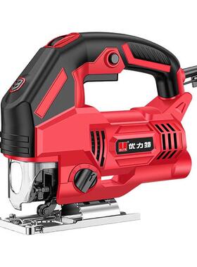 优特电动曲线力锯小多功能切割机木型工电花锯拉手电据线锯14791