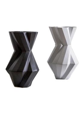 工厂直酒供摆意式极简转造210103形陶瓷花瓶干花花器扭店会所样板