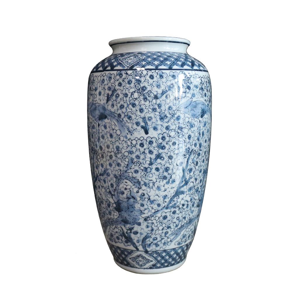 现代中式青瓷陶瓷瓶瓷器TJZ花居饰品桌面餐桌家花摆设客厅摆设