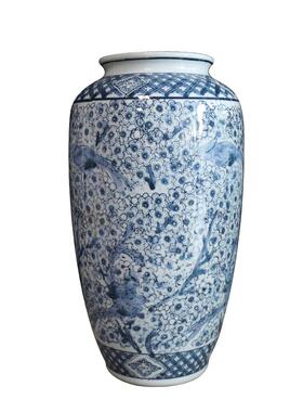 现代中式青瓷陶瓷瓶瓷器TJZ花居饰品桌面餐桌家花摆设客厅摆设