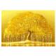 代轻SYN奢卧室挂客画招财黄金满地发财树关装 饰画厅餐玄厅背景墙