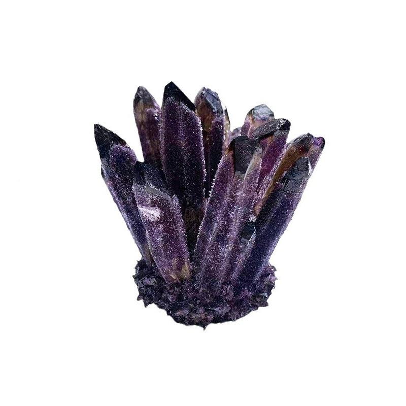 紫水晶摆室簇消磁净化造景装水晶工艺品紫水晶簇家居办公饰礼品件